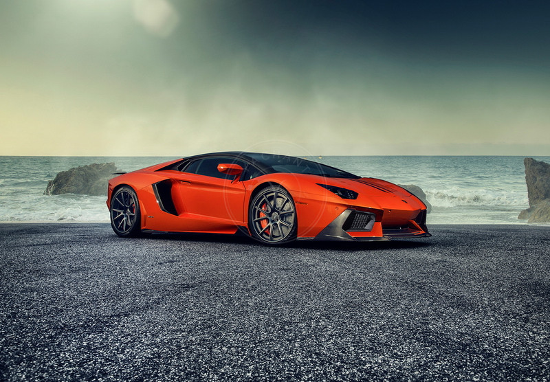 2011-2016 Lamborghini Aventador LP700-4 VRS ZARAGOZA EDIZIONE Style Front Bumper Lip