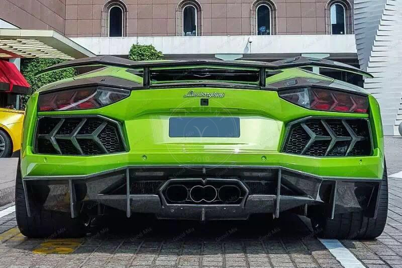 2011-2016 Lamborghini Aventador LP700-4 MSY Style Rear Diffuser & Exhaust Tips