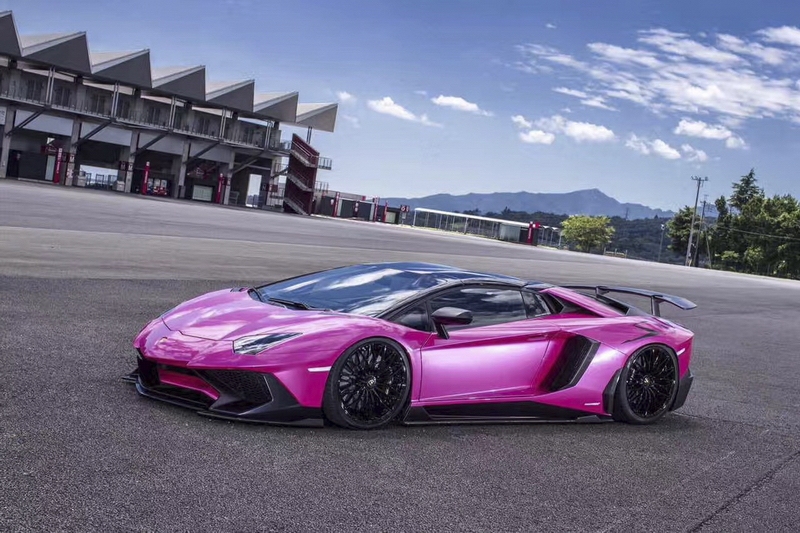 2011-2017 Lamborghini Aventador All Models LB LP LW Style Front Lip & Side Skirt Components