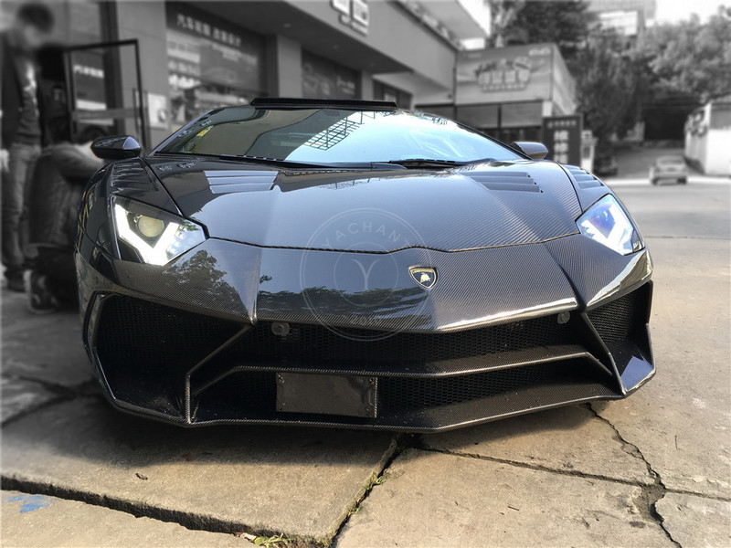2011-2017 Lamborghini Aventador All Models BKSS-750 Style Body Kit Bumper Hood Fender