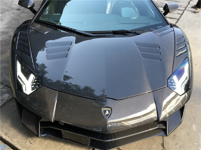 2011-2017 Lamborghini Aventador All Models BKSS-750 Style Body Kit Bumper Hood Fender