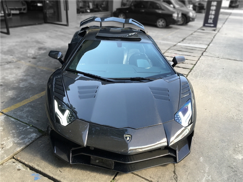 2011-2017 Lamborghini Aventador All Models BKSS-750 Style Body Kit Bumper Hood Fender