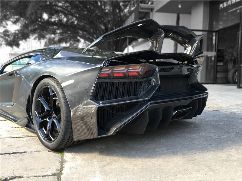 2011-2017 Lamborghini Aventador All Models BKSS-750 Style Body Kit Bumper Hood Fender