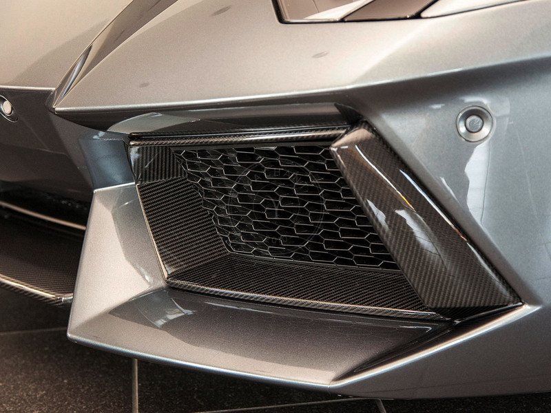 2011-2016 Lamborghini Aventador LP700-4 OEM Front Bumper Parts Center Lip Air Intake Surround Grille