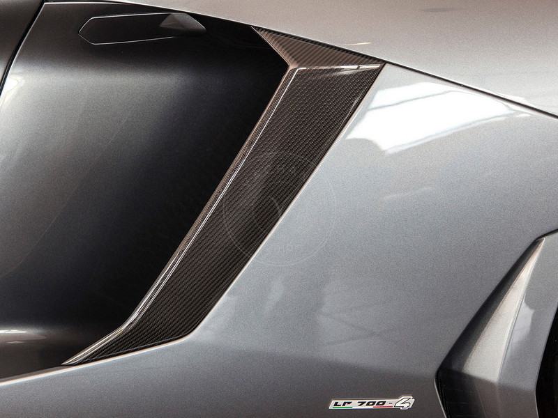 2011-2017 Lamborghini Aventador LP700 LP720 LP750SV Coupe & Roadster OEM Rear Fender Side Air Duct Air Intake Surround