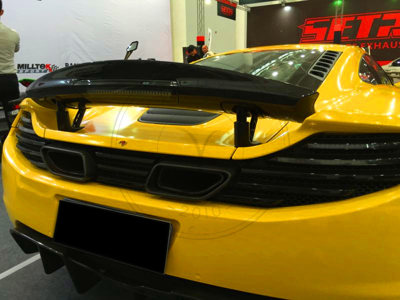 2011-2017 McLaren MP4-12C 650S RVZ RHZ Style Rear Spoiler