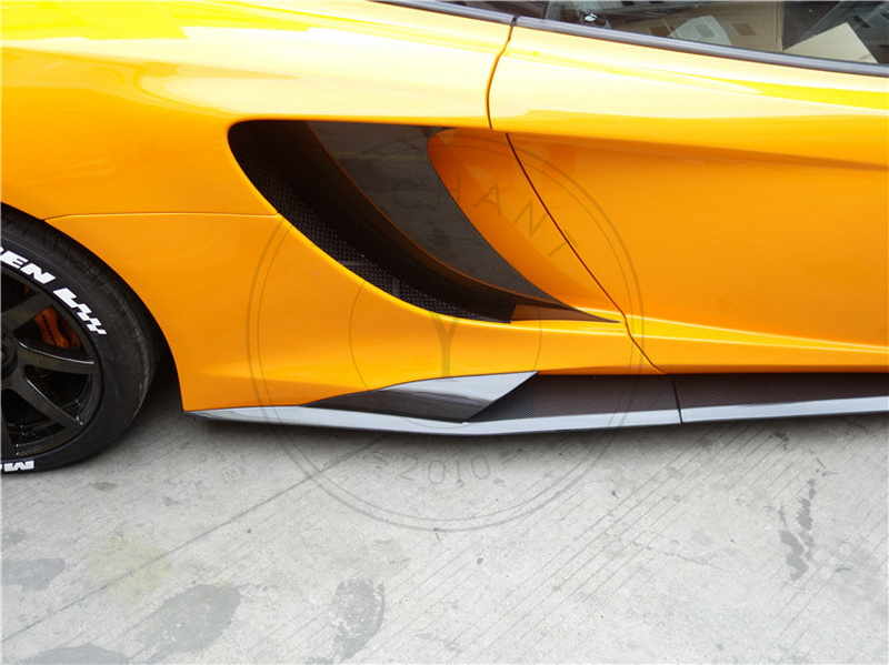 2011-2017 McLaren MP4 12C 650S 675LT Style Side Skirts (6PCS)
