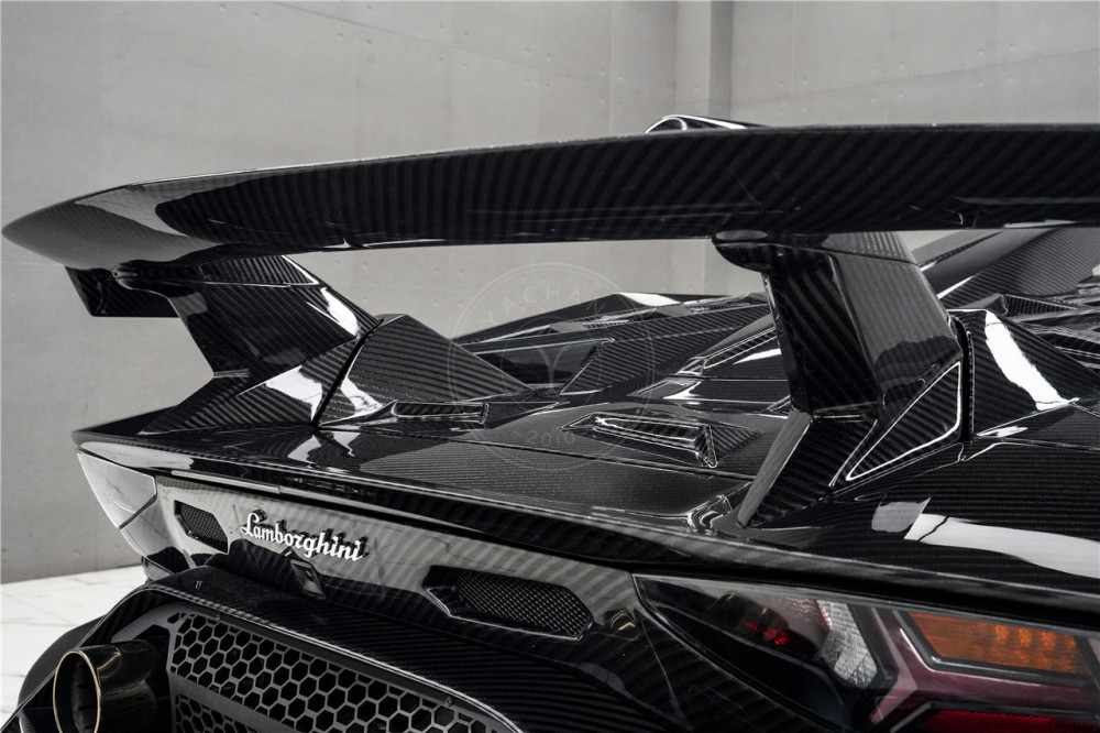 2011-2021 Lamborghini Aventador LP700 LP740 LP750 Coupe SVY Style Rear Wing & Engine Hood