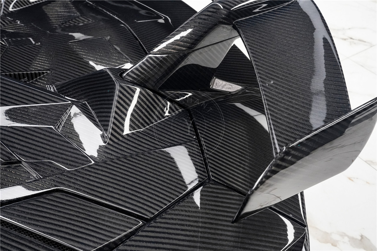 2011-2021 Lamborghini Aventador LP700 LP740 LP750 Coupe SVY Style Rear Wing & Engine Hood