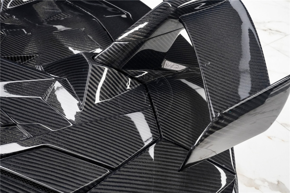 2011-2021 Lamborghini Aventador LP700 LP740 LP750 Coupe SVY Style Rear Wing & Engine Hood