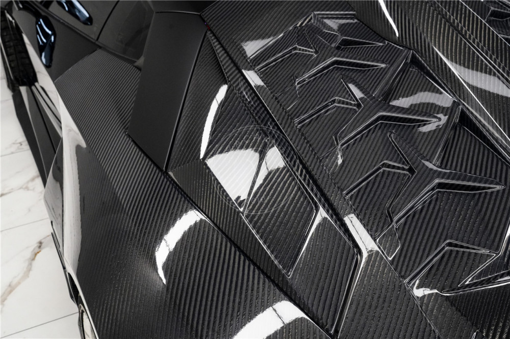 2011-2021 Lamborghini Aventador LP700 LP740 LP750 Coupe SVY Style Rear Wing & Engine Hood