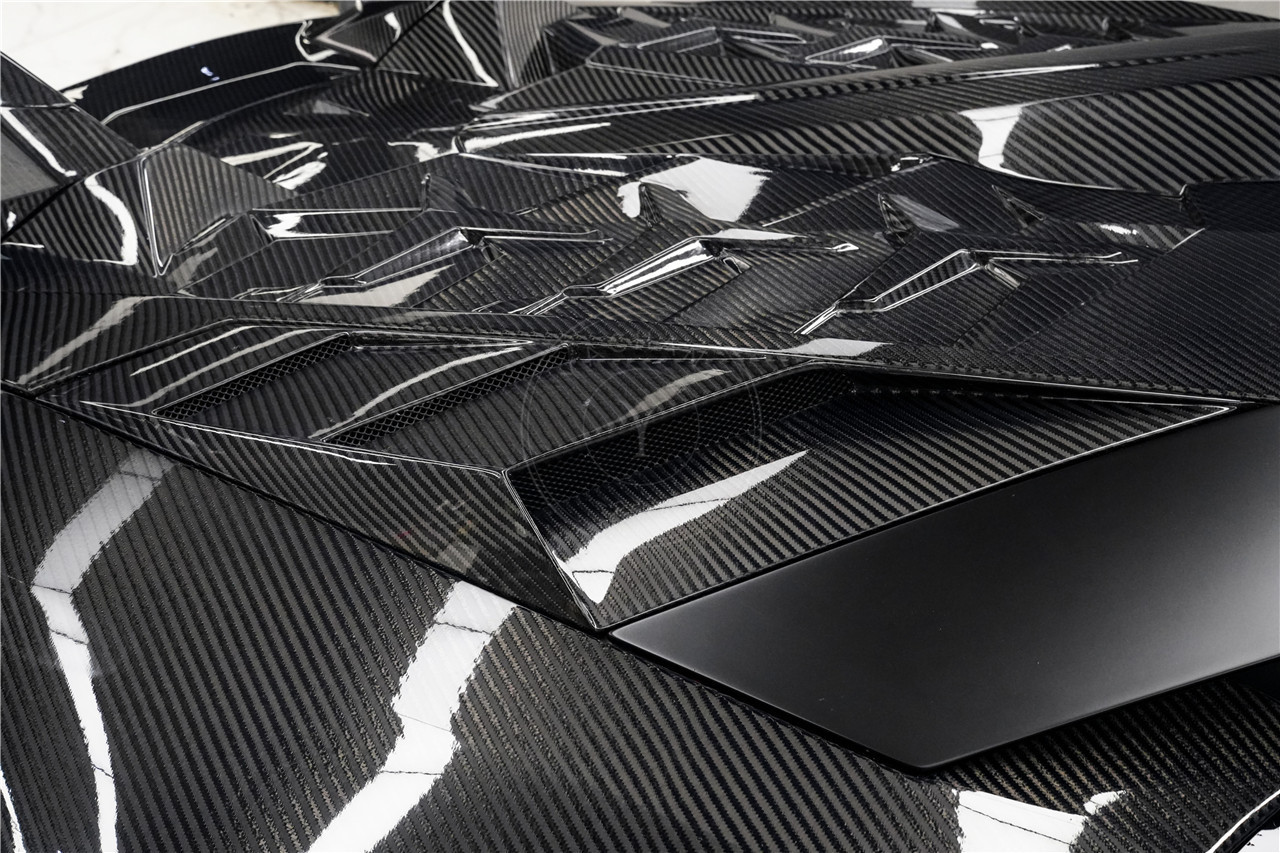 2011-2021 Lamborghini Aventador LP700 LP740 LP750 Coupe SVY Style Rear Wing & Engine Hood