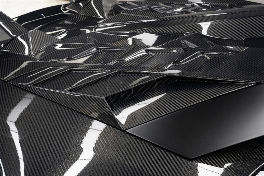 2011-2021 Lamborghini Aventador LP700 LP740 LP750 Coupe SVY Style Rear Wing & Engine Hood