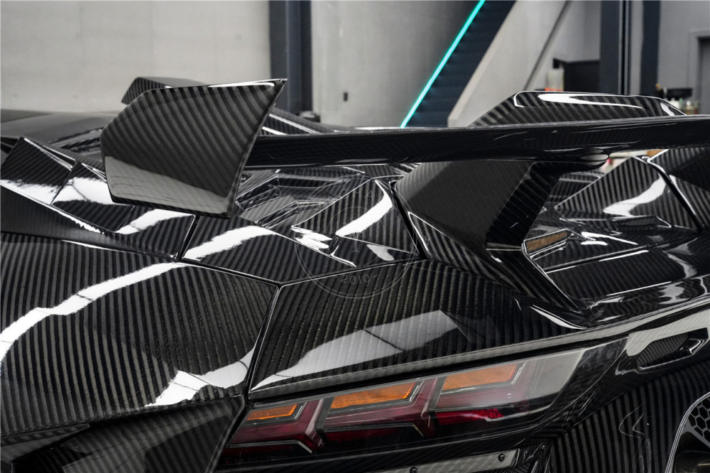 2011-2021 Lamborghini Aventador LP700 LP740 LP750 Coupe SVY Style Rear Wing & Engine Hood