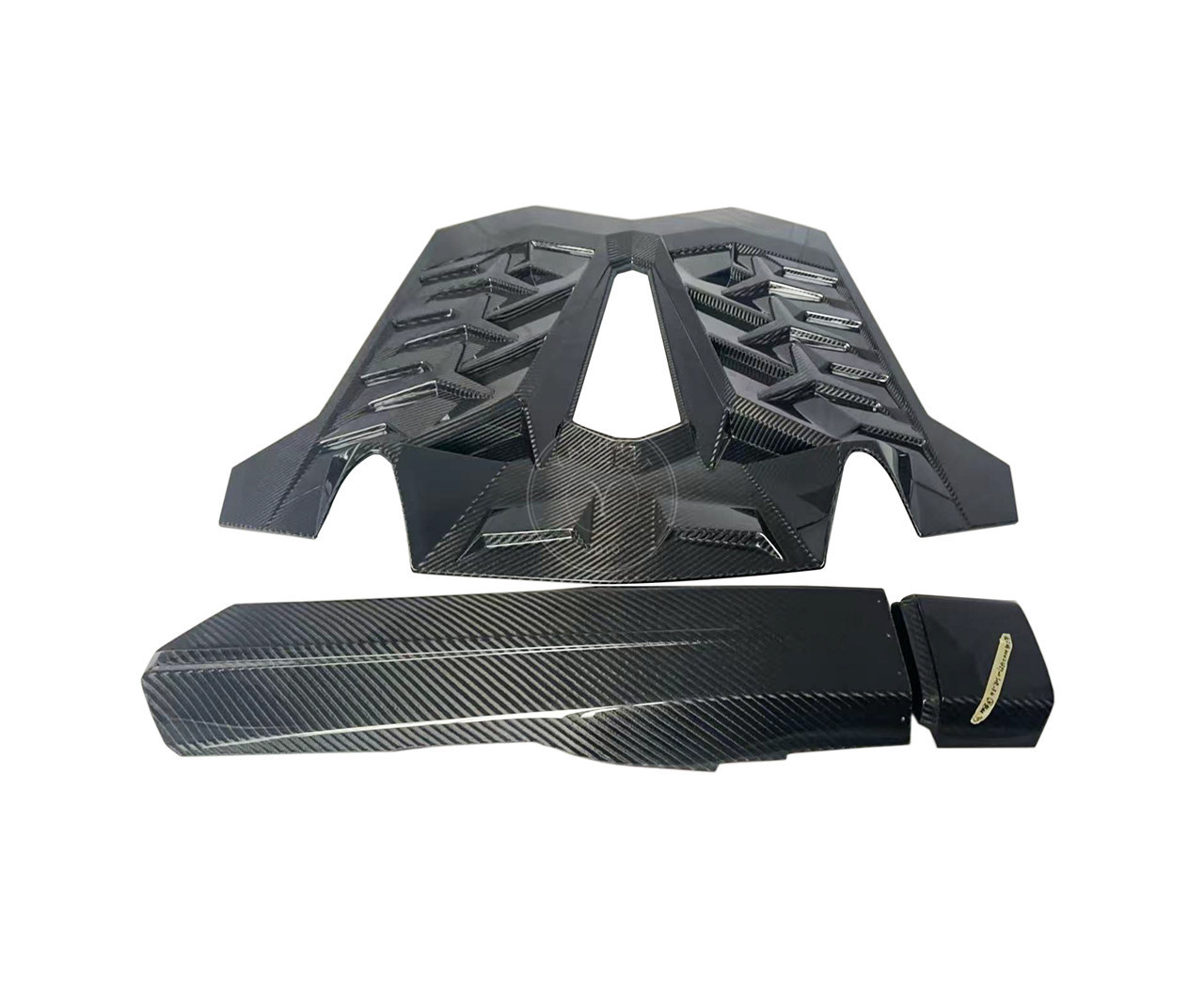 2011-2021 Lamborghini Aventador LP700 LP740 LP750 Coupe SVY Style Rear Wing & Engine Hood