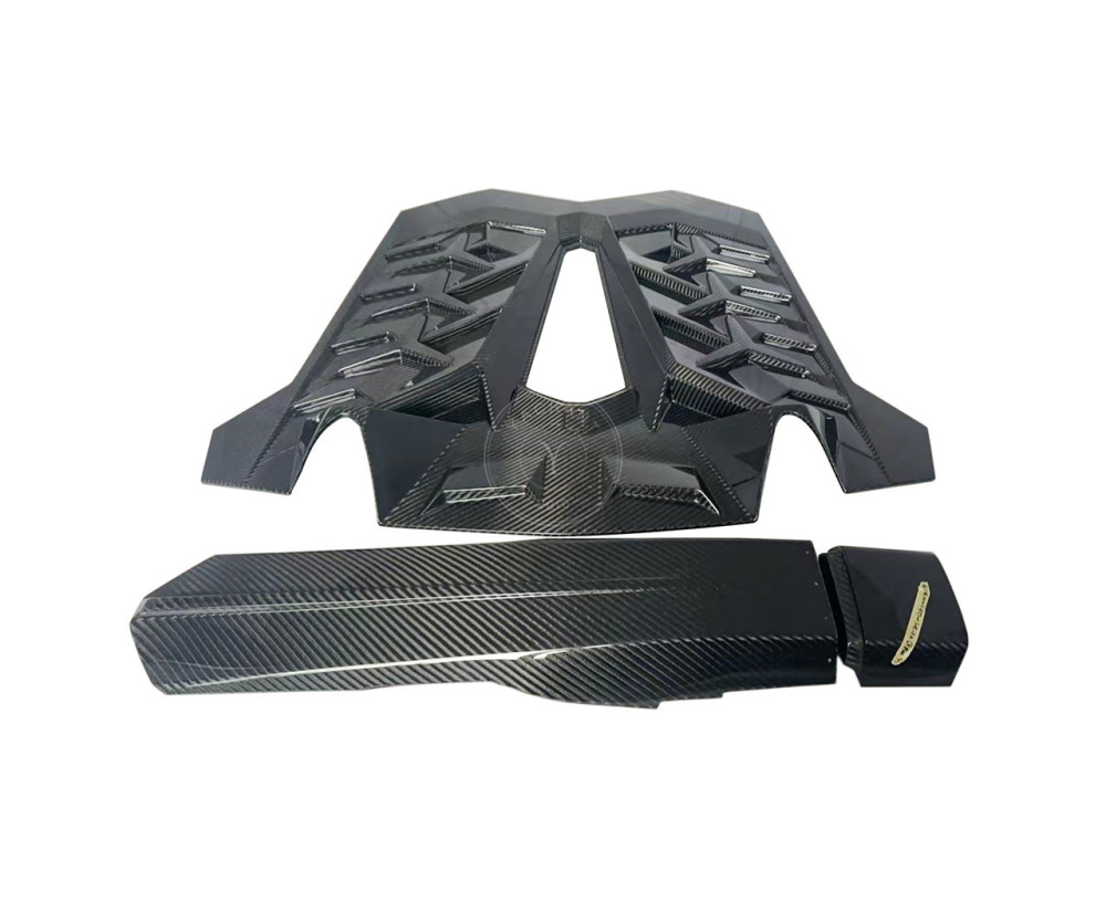2011-2021 Lamborghini Aventador LP700 LP740 LP750 Coupe SVY Style Rear Wing & Engine Hood