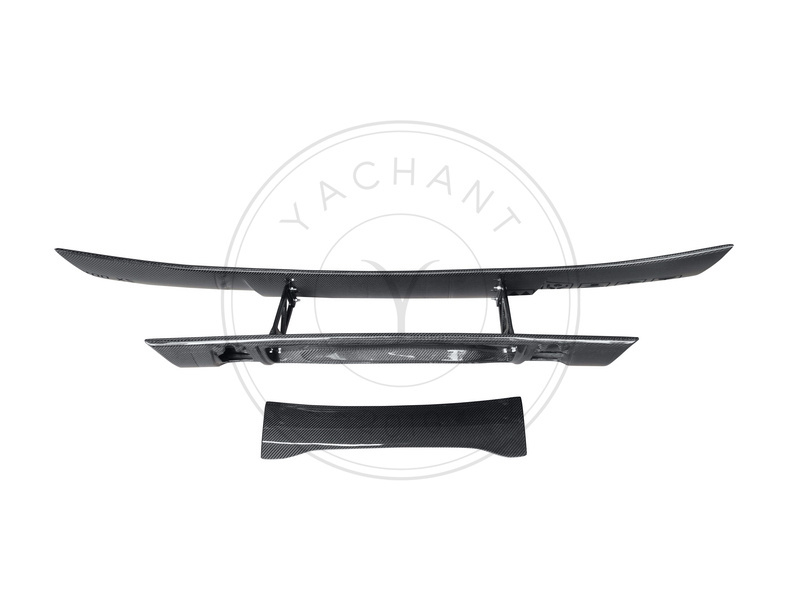 2011-2017 McLaren MP4 12C Coupe Spyder 650S YC Design Type II Style Rear Spoiler GT Wing with Deck