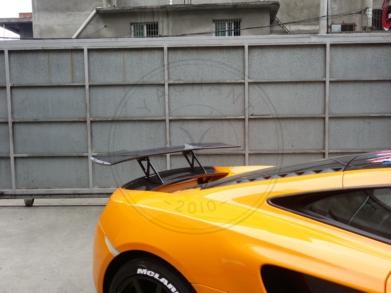 2011-2017 McLaren MP4 12C Coupe Spyder 650S YC Design Type II Style Rear Spoiler GT Wing with Deck