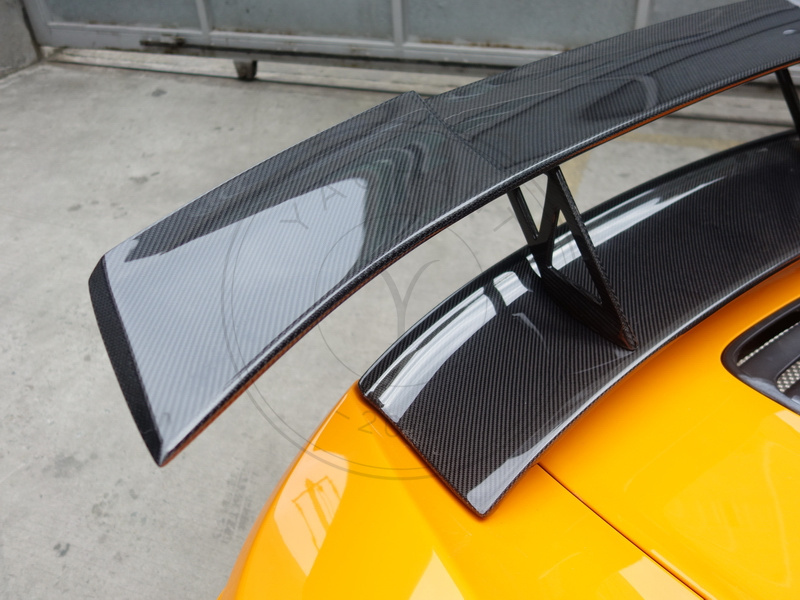 2011-2017 McLaren MP4 12C Coupe Spyder 650S YC Design Type II Style Rear Spoiler GT Wing with Deck