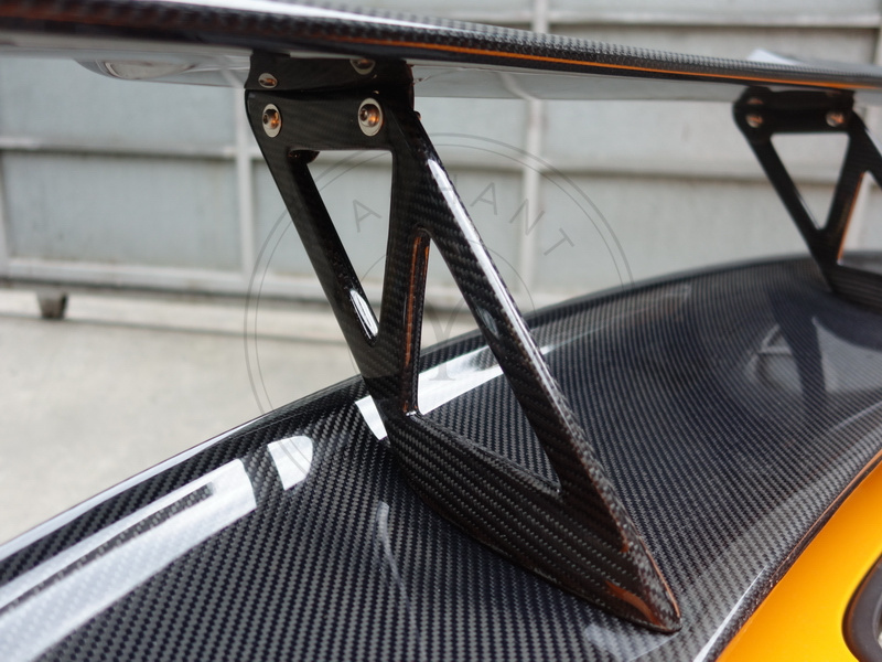 2011-2017 McLaren MP4 12C Coupe Spyder 650S YC Design Type II Style Rear Spoiler GT Wing with Deck