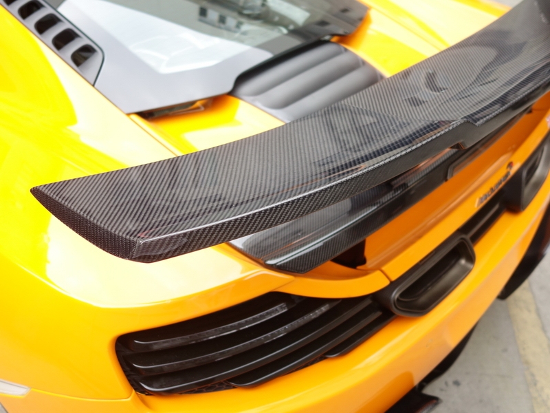 2011-2017 McLaren MP4 12C Coupe Spyder 650S YC Design Type II Style Rear Spoiler GT Wing with Deck