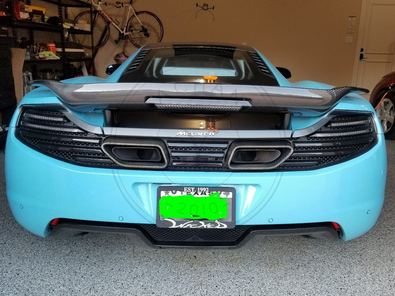 2011-2017 McLaren MP4-12C Coupe Spyder 650S VRS V MC AERO Style Rear Spoiler