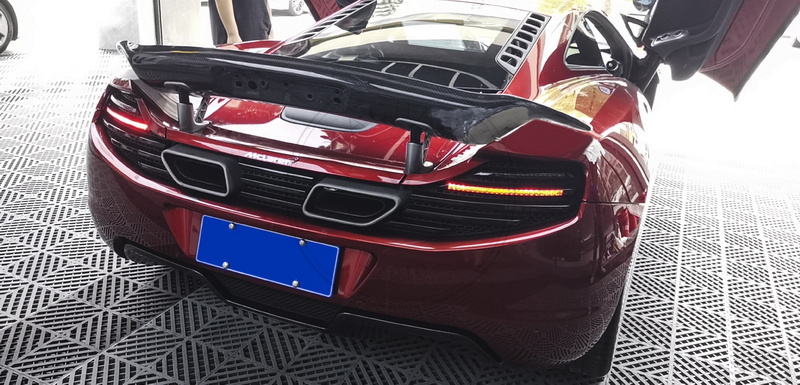 2011-2017 McLaren MP4-12C Coupe Spyder 650S VRS V MC AERO Style Rear Spoiler