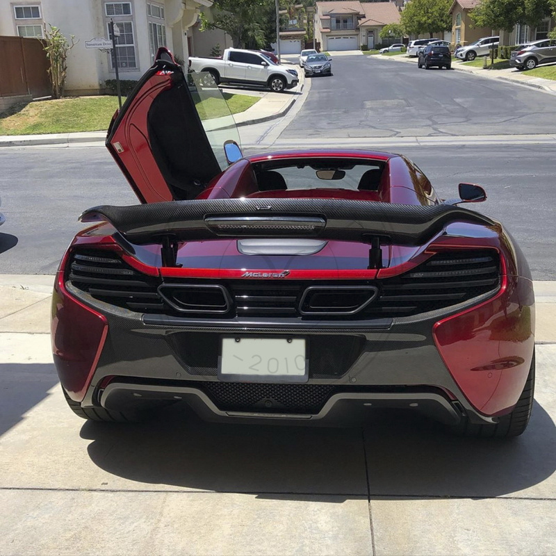 2011-2017 McLaren MP4-12C Coupe Spyder 650S VRS V MC AERO Style Rear Spoiler