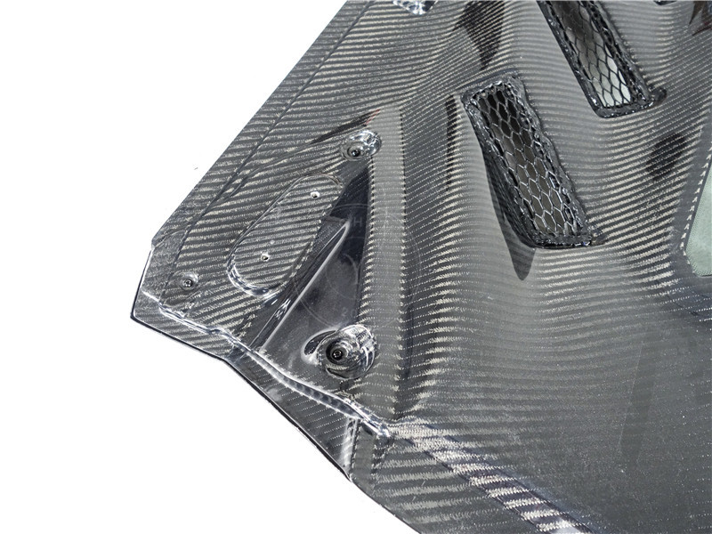 2011-2017 Lamborghini Aventador Roarster SVJ-Extra Rear Wing & Engine Hood