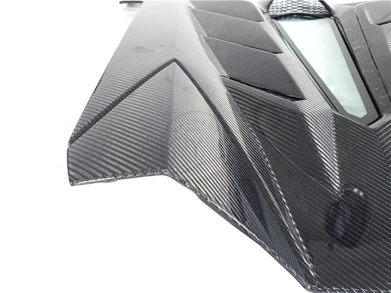 2011-2017 Lamborghini Aventador Roarster SVJ-Extra Rear Wing & Engine Hood