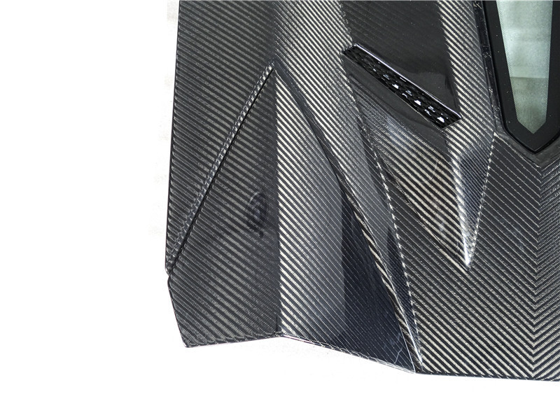 2011-2017 Lamborghini Aventador Roarster SVJ-Extra Rear Wing & Engine Hood