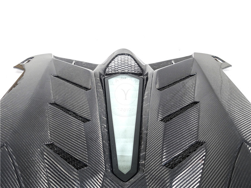 2011-2017 Lamborghini Aventador Roarster SVJ-Extra Rear Wing & Engine Hood
