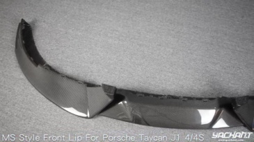 2019-2022 Porsche Taycan J1 4/4S MSY Style Front Lip & Splitter