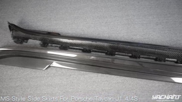 2019-2022 Porsche Taycan J1 4/4S MSY Style Side Skirts