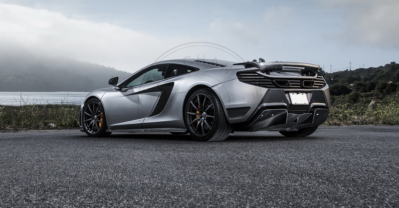 2011-2017 McLaren MP4 12C 650S VRS  V MC AERO Style Rear Bumper with Rear Diffuser