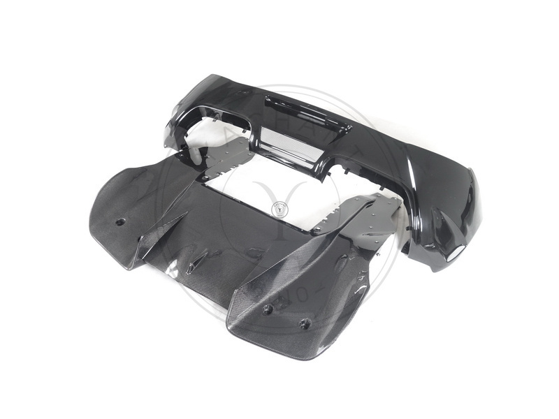 2011-2017 McLaren MP4 12C 650S VRS  V MC AERO Style Rear Bumper with Rear Diffuser