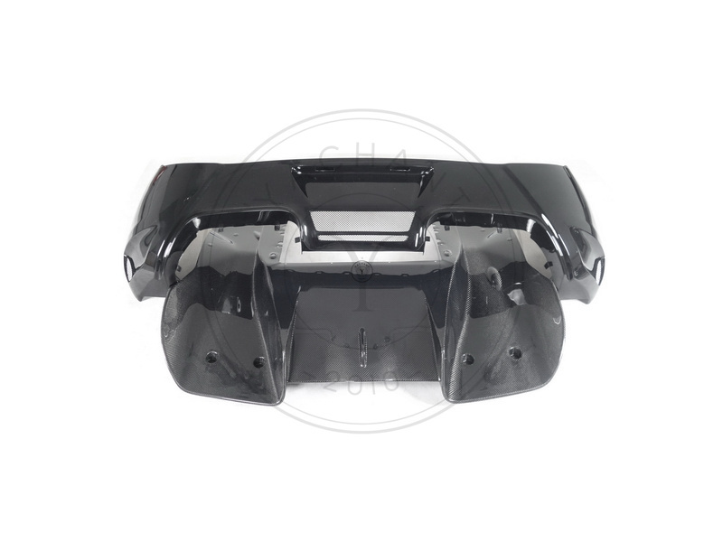 2011-2017 McLaren MP4 12C 650S VRS  V MC AERO Style Rear Bumper with Rear Diffuser