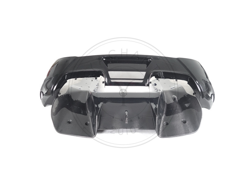 2011-2017 McLaren MP4 12C 650S VRS  V MC AERO Style Rear Bumper with Rear Diffuser