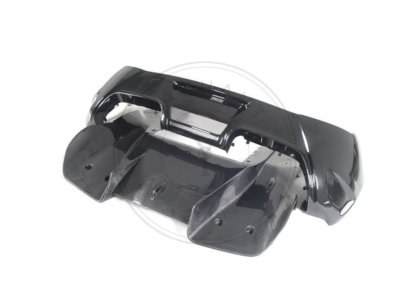 2011-2017 McLaren MP4 12C 650S VRS  V MC AERO Style Rear Bumper with Rear Diffuser