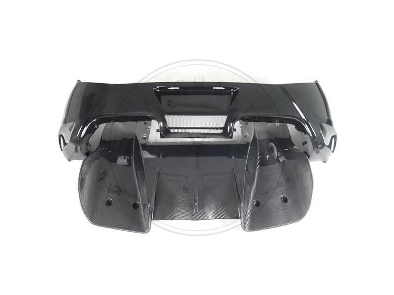 2011-2017 McLaren MP4 12C 650S VRS  V MC AERO Style Rear Bumper with Rear Diffuser