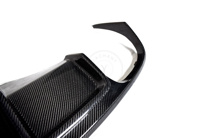 2014-2018 Porsche Macan Type 95B Turbo GTS ATSP Black Label Style Rear Diffuser