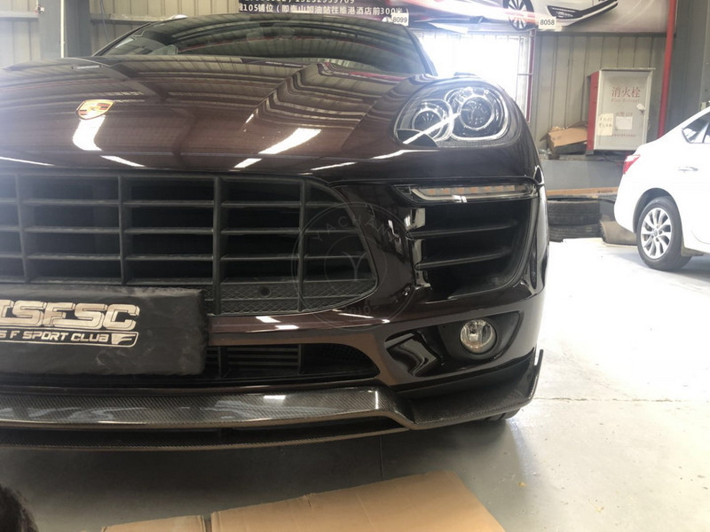 2014-2018 Porsche Type 95B Macan & S ATSP Black Label Style Front Lip