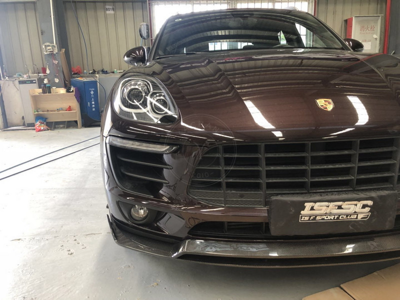 2014-2018 Porsche Type 95B Macan & S ATSP Black Label Style Front Lip