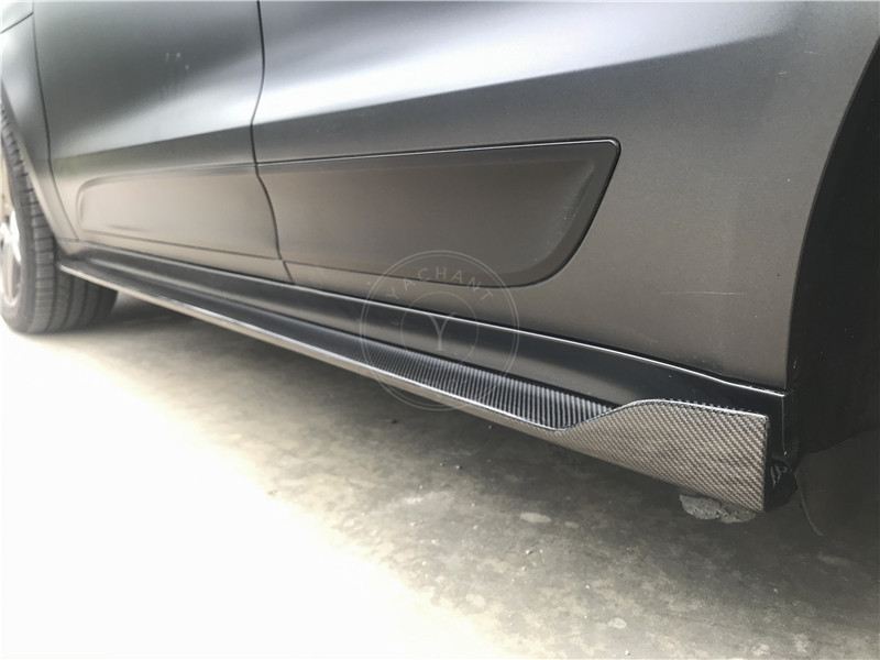 2014-2020 Porsche Type 95B Macan & S  ATSP Black Label Style Side Skirt Underboard