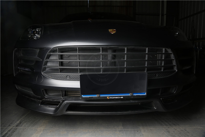 2019-2020 Porsche Type 95B Macan Facelift TA Style Body Kit Front Lip Rear Diffuser Spoiler Side Vents Cover