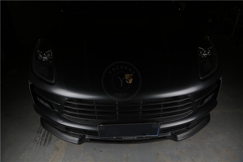 2019-2020 Porsche Type 95B Macan Facelift TA Style Body Kit Front Lip Rear Diffuser Spoiler Side Vents Cover