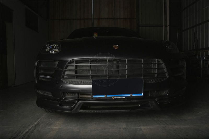 2019-2020 Porsche Type 95B Macan Facelift TA Style Body Kit Front Lip Rear Diffuser Spoiler Side Vents Cover