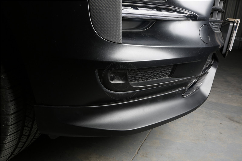 2019-2020 Porsche Type 95B Macan Facelift TA Style Body Kit Front Lip Rear Diffuser Spoiler Side Vents Cover