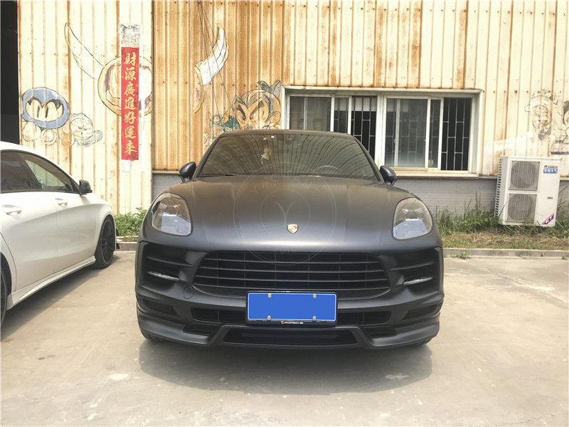 2019-2020 Porsche Type 95B Macan Facelift TA Style Body Kit Front Lip Rear Diffuser Spoiler Side Vents Cover