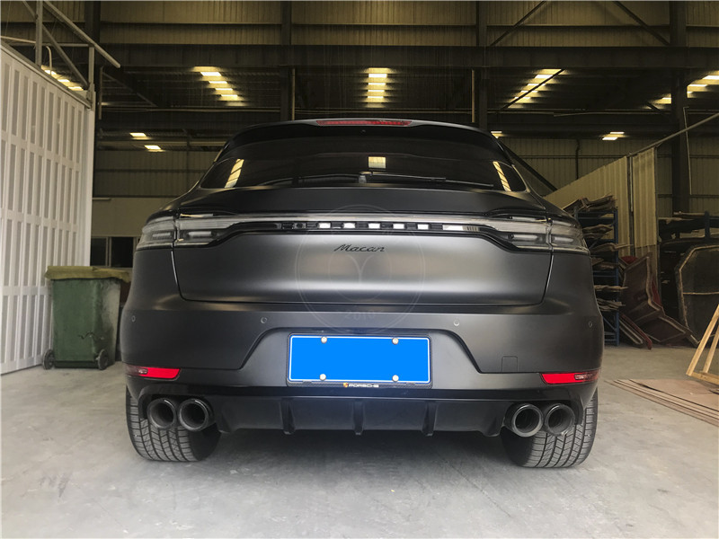2019-2020 Porsche Type 95B Macan Facelift TA Style Body Kit Front Lip Rear Diffuser Spoiler Side Vents Cover